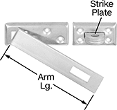 Image of Product. Front orientation. Contains Annotated. Hasps. Padlockable Hasps, Style C.