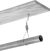 Image of ProductInUse. Front orientation. Lanyards. Adjustable-Loop-to-Stud Lanyards—Not for Lifting.