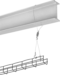 Image of ProductInUse. Front orientation. Lanyards. Adjustable-Loop-to-Twin-Hook Lanyards—Not for Lifting.