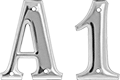 Image of Product. Front orientation. Characters. Fastener-Mount Character Sets.