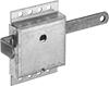 Spring-Loaded Padlockable Slide-Bolt Latches
