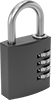 Choose-a-Color Resettable Combination Padlocks