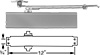 High-Traffic Door Closers with Shock-Absorbing Stop