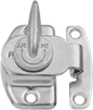 Image of Product. Front orientation. Draw Latches. L-Handle Light Duty Turn-to-Open Draw Latches.