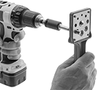 Image of ProductInUse. Front orientation. Thread Cleaners. Thread Cleaners for Screws and Bolts.