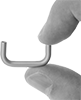 Image of Product. Front orientation. Pull Handles and Knobs. Miniature Threaded-Hole-Mount Pull Handles.