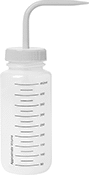 Image of Product. Front orientation. Squeeze Bottles. Graduated Squeeze Bottles with Angled Nozzle, Style B.
