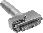 Image of System. Front orientation. Stamps. Steel Stamp, Message, Build-Your-Own.