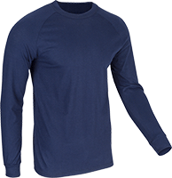 Image of Product. Front orientation. Shirts. Flame- and Arc-Flash-Protection Base Layer Shirts, Men's Clothes, Long-Sleeve Shirt.