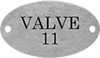 Made-to-Order Sequentially Numbered Message Plates