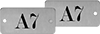Made-to-Order Identically Numbered and Lettered Message Plates