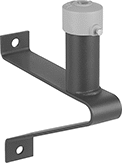 Image of Product. Front orientation. Gray/Bronze. Floodlights.