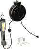 Plug-In&nbsp;Portable Work Lights with Retractable Cord Reels