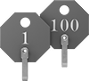 Sequentially Numbered Key Tags