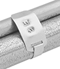 Aluminum Cable Ties with ID Tag