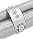 Image of ProductInUse. Front orientation. Cable Ties. Aluminum Cable Ties with ID Tag.
