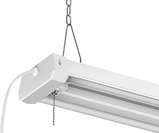 Image of Product. Style D. Front orientation. Ceiling and Wall Lights. Plug-In Ceiling Lights, LED, Plug In, Style D.