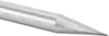 Image of Product. Fine Point. Front orientation. ZoomedIn view. Engraver Tips. Deep Marking Air-Powered Engravers, Carbide Tip, Pointed Tip, Fine Pointed Tip.
