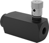 Adjustable Inline Hydraulic Flow-Regulating Valves