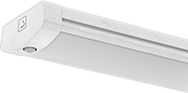 Image of Product. Front orientation. ZoomedIn view. Ceiling and Wall Lights. Wraparound-Lens Ceiling Lights, Style E—LED with Motion Sensor.