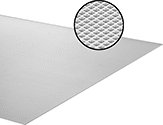 Image of Product. Front orientation. Contains Inset. Light Lenses. Ceiling Light Lenses, Solid with Microprismatic Pattern.