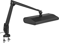 Image of Product. Style D. Front orientation. Workstation Lights. Long-Reach Workstation Lights, Clamp On, Style D.