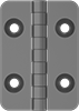 Plastic Hinges with Holes