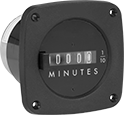 Image of Product. Front orientation. Hour Meters. Electrically Actuated Minute Meters, Screw On, Style B.