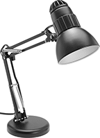 Image of Product. Front orientation. Workstation Lights. Desk Lamps, Style L.