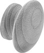Image of Product. Front orientation. Pull Handles and Knobs. Unthreaded-Hole-Mount Pull Knobs, Wood.