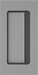 Image of Product. Front orientation. Pull Handles and Knobs. Weld-On-Mount Recessed Pull Handles.