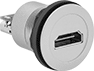 Image of Product. Front orientation. HDMI Connectors. Panel-Mount HDMI Connectors.