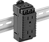 DIN-Rail Mount Straight-Blade Receptacles