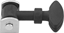 Image of Product. Front orientation. Draw Latches. Weather-Resistant Draw Latches, Style E.
