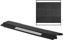 Image of Product. Front orientation. Contains Inset. Cable Ramps. Drop-Over Interlocking Cable Ramps, Pyramid with Glow-in-the-Dark Strips.