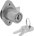 Image of Product. Front orientation. Drawer and Cabinet Deadbolt Locks. Keyed Alike Cabinet Deadbolt Locks.