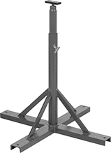 Image of Product. Front orientation. Wire, Rope, and Cord Length Measurers. Build-Your-Own Wire, Rope, and Cord Length Measurers, Stands, For Cords, For Rope, For Wire, Floor Mount, 49" Maximum Height.