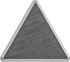 Image of Product. Front orientation. Lathe Tool Inserts. Economy Lathe Tool Inserts, TPG Insert.