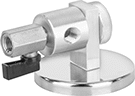 Image of Product. Front orientation. Air Nozzles. Create-Your-Own Bend-and-Stay Air Nozzles, Bases, 360° Swivel Base.