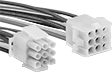 Image of Product. Front orientation. AMP Connectors. AMP Compact Connector Sets, 9 Poles.