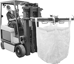 Image of ProductInUse. Front orientation. Bulk Bag Lifters.