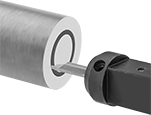 Image of ProductInUse. Front orientation. Lathe Tools. Quick-Change Lathe Tools and Holders, Face Grooving Tools—Right Hand.