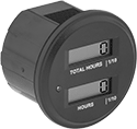 Image of Product. Front orientation. Hour Meters. Electrically Actuated Hour Meters with Output Relay.