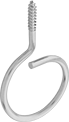 Image of Product. Threaded with Pointed Screw End. Front orientation. Routing Rings. Routing Rings, Threaded with Pointed Screw End.