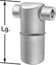 Image of Product. Front orientation. Contains Annotated. Steam Traps. High-Flow Stainless Steel Steam Traps , Style A.