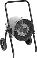Image of Product. Front orientation. Space Heaters. Mobile Large-Space Electric Heaters.