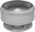 Image of Product. Front orientation. Chimney Pipe and Fittings. High-Temperature Chimney Vent Pipe and Fittings, Rain Caps.