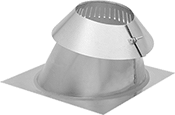 Image of Product. Front orientation. Chimney Pipe and Fittings. High-Temperature Chimney Vent Pipe and Fittings, Roof Flashings.