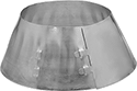 Image of Product. Front orientation. Chimney Pipe and Fittings. High-Temperature Chimney Vent Pipe and Fittings, Storm Collars.