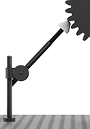 Image of ProductInUse. Side1 orientation. Coordinate Measuring Machine Plates and Fixtures. Fixturing for Parts Inspection, Any-Angle Cone Supports.